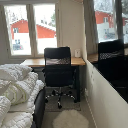 Kulta Villa, Keskellae Vuokattia Sisaeltyy Sauna, Ilmainen Pysaekoeinti, Wi-fi, 65smarttv, Oma Pieni Piha Alue, Sopii Perheille 부오카티